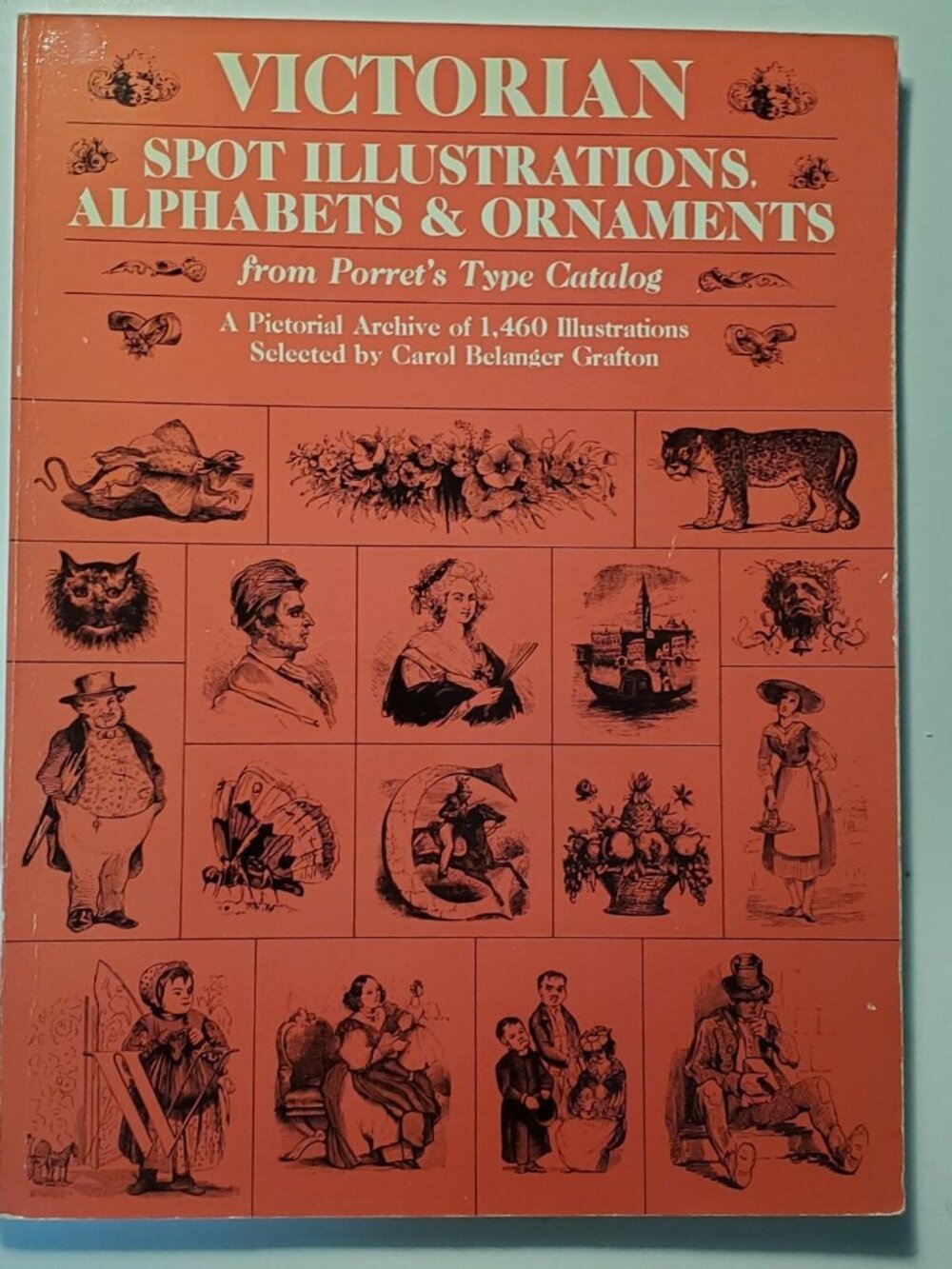 Victorian Spot Illustrations, Alphabets and Ornaments Paperback 1982